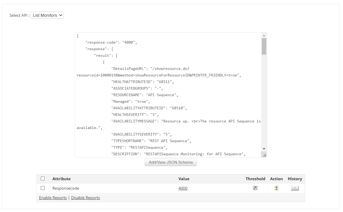 Applications ManagerのREST API監視