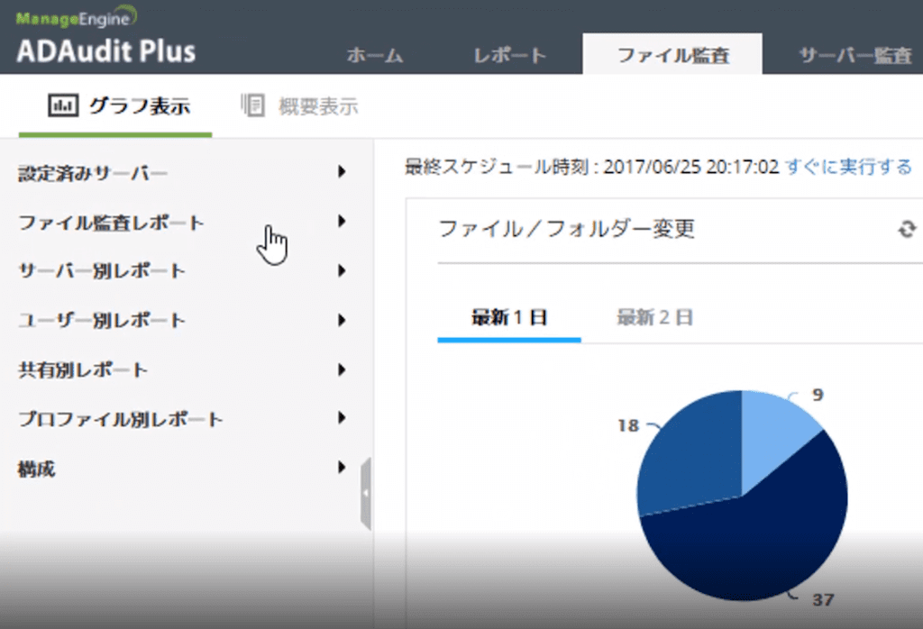 ファイルサーバー監視